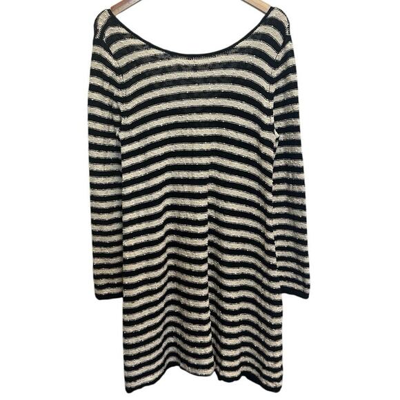 Free People Black and White Striped Mini Dress - Picture 2 of 9